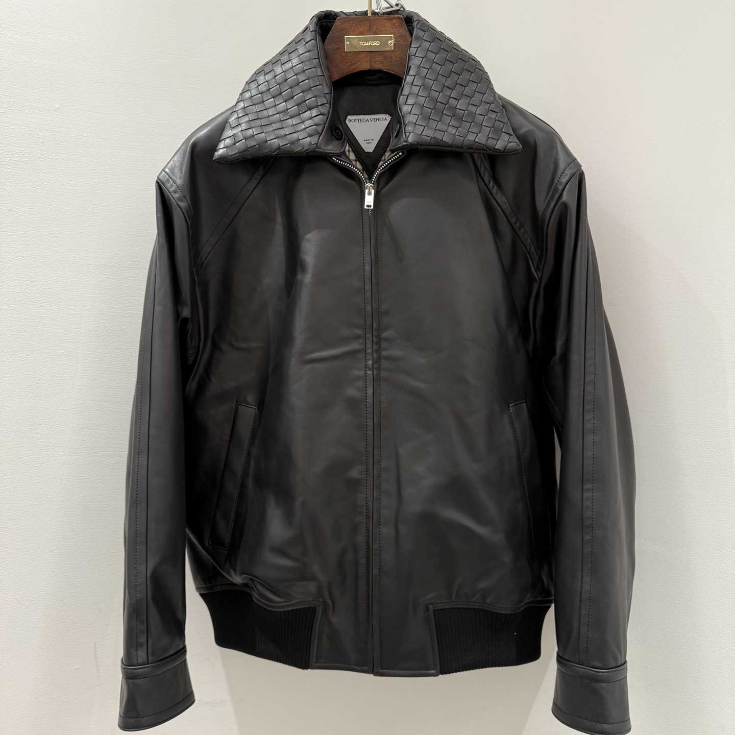 Bottega Veneta Leather Blouson - FashionPlug