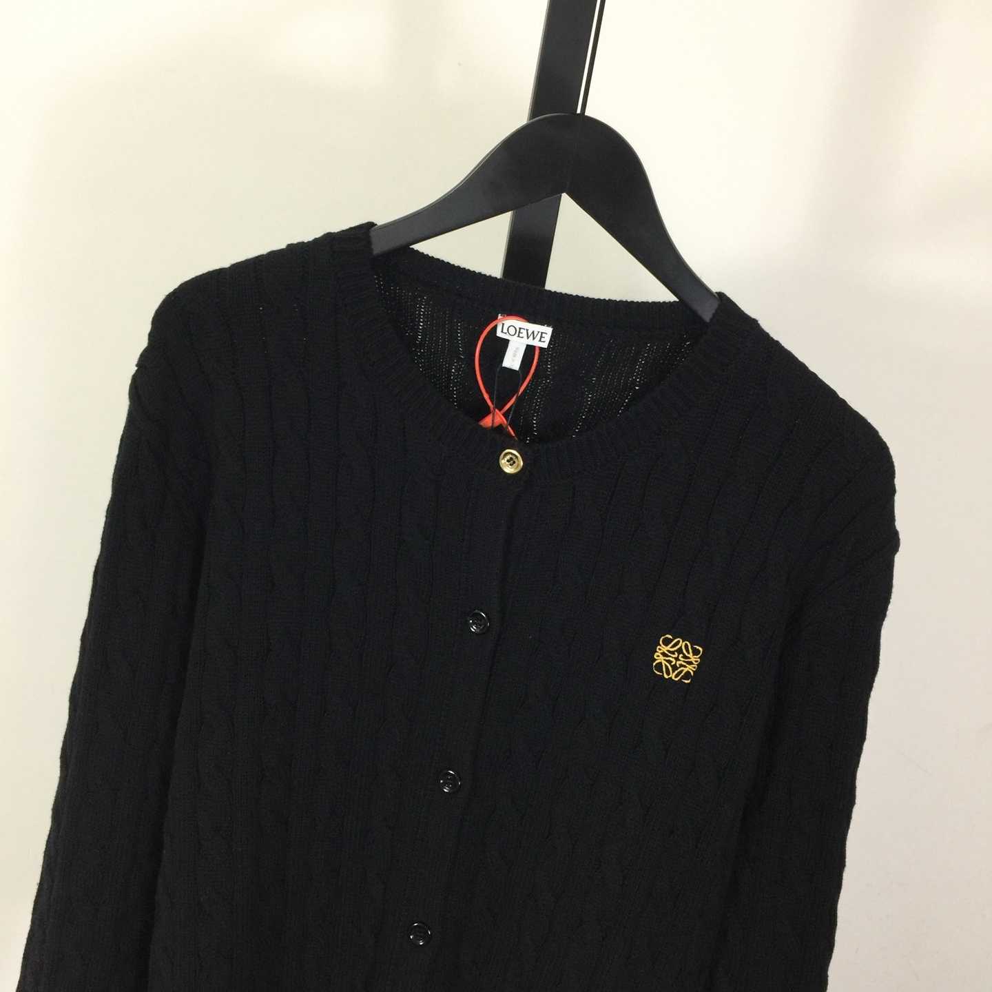 Loewe Cardigan In Cotton - FashionPlug