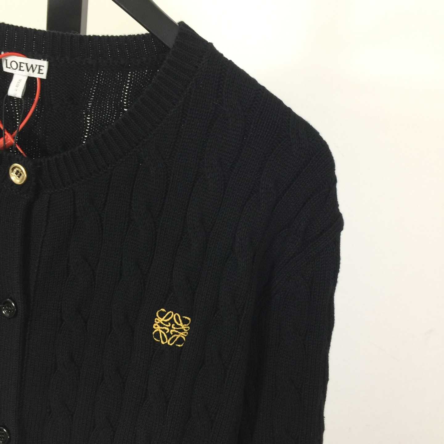 Loewe Cardigan In Cotton - FashionPlug