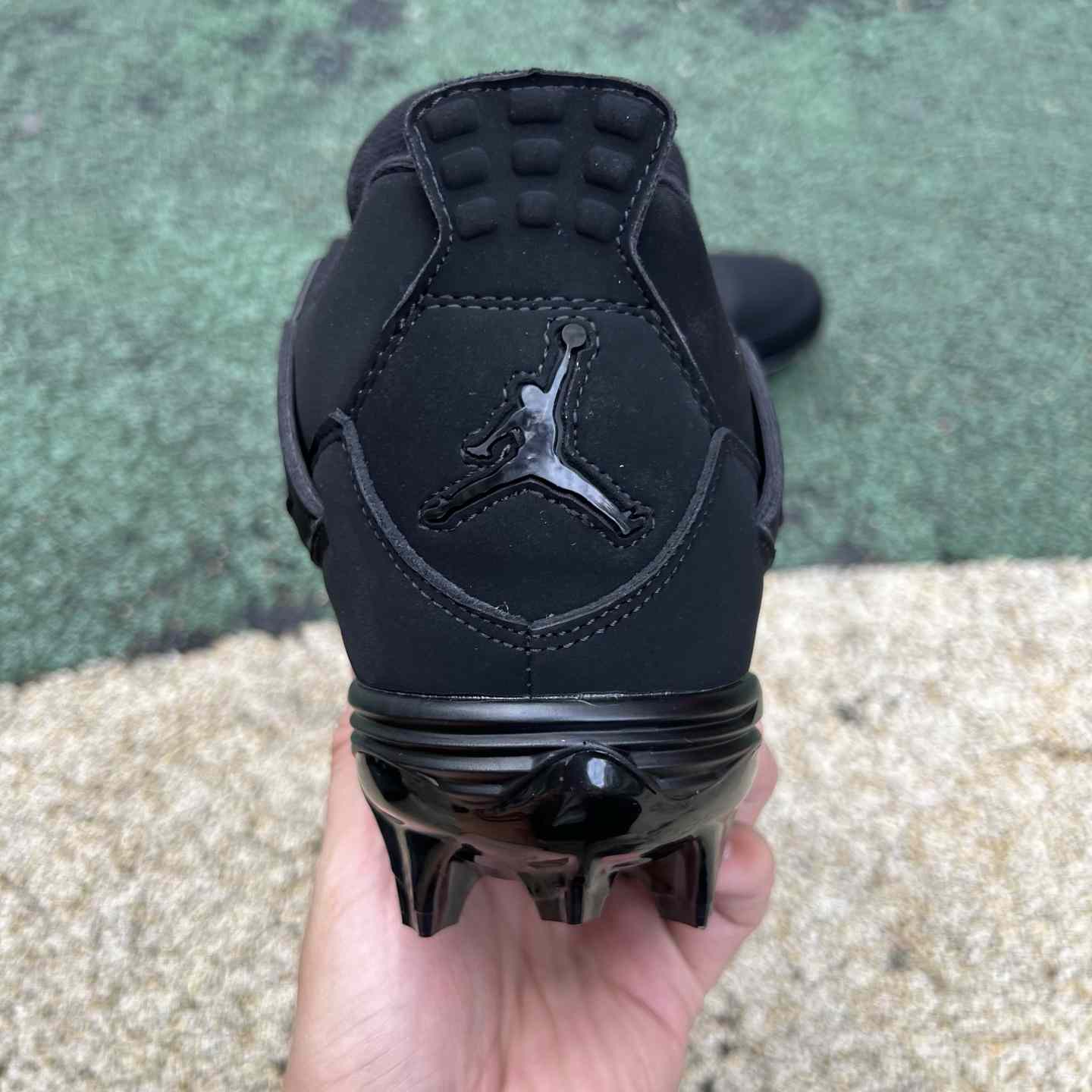 Air Jordan 4 “Black Cat” Football Edition CU1110-010 - FashionPlug