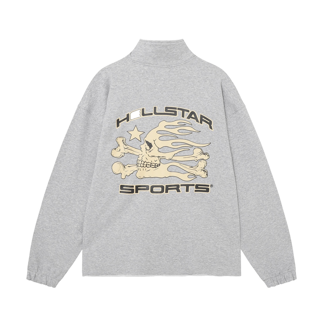 Hellstar Half Zip Sweatshirt - FashionPlug