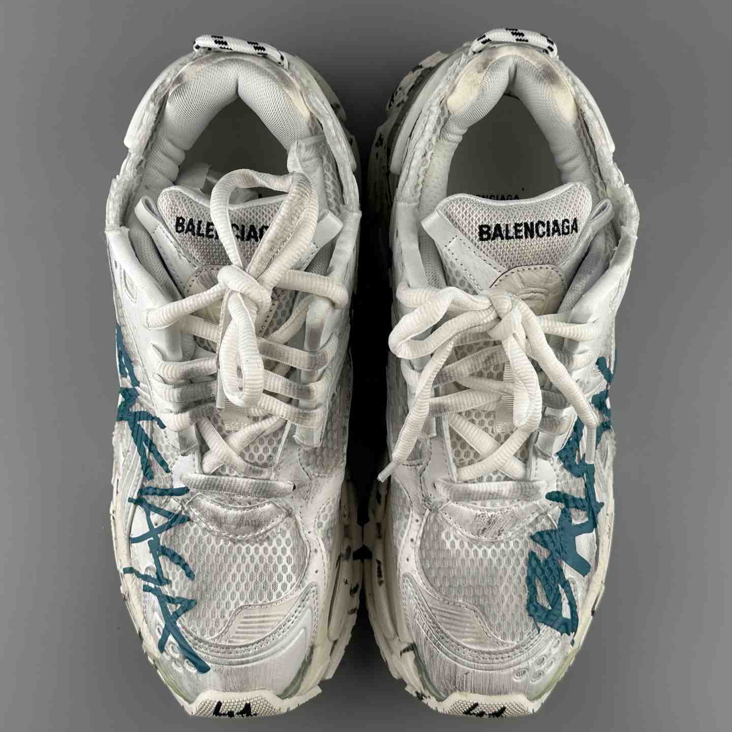 Balenciaga Runner Graffiti Sneakers - FashionPlug