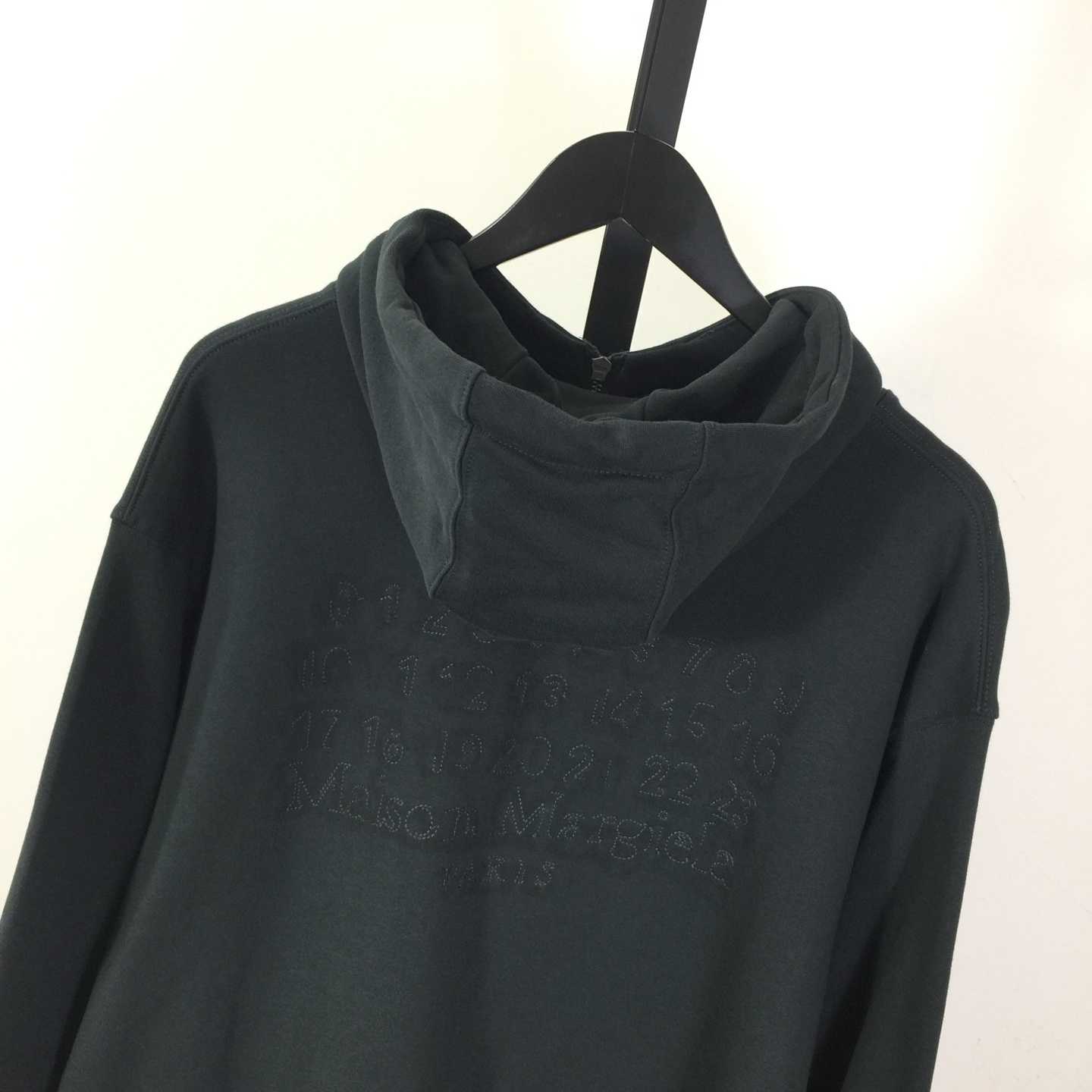 Maison Margiela Embroidered Logo Hoodie - FashionPlug