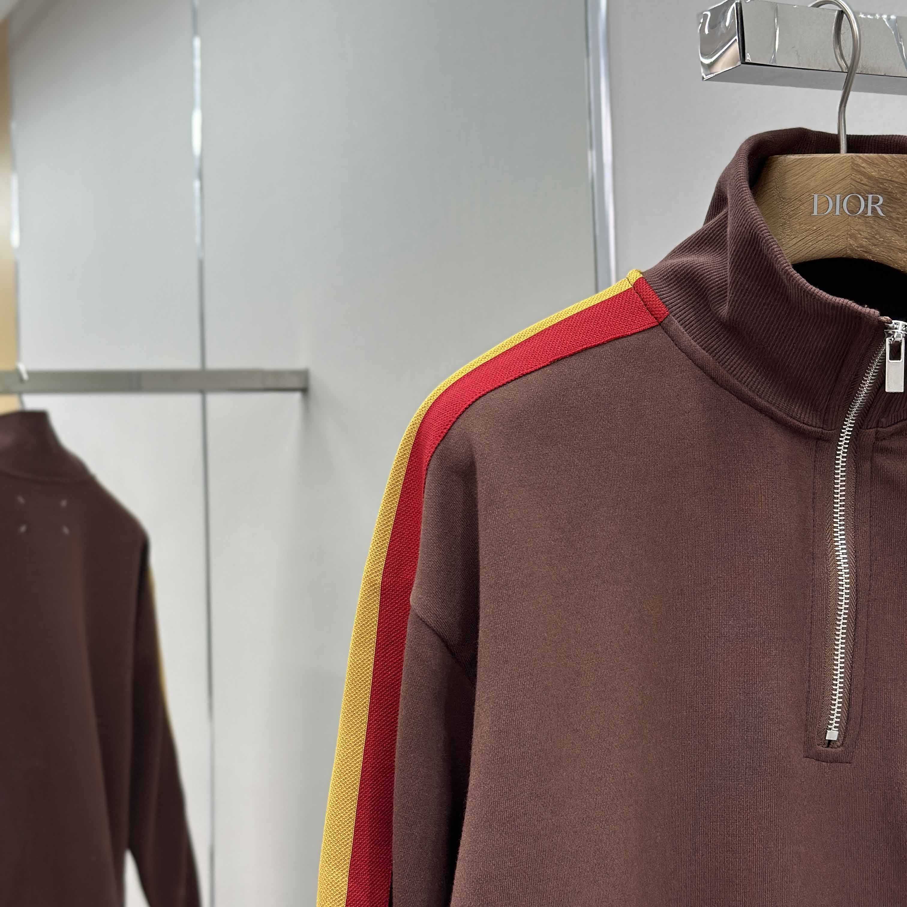 Maison Margiela Zippered High-neck Sweatshirt - FashionPlug