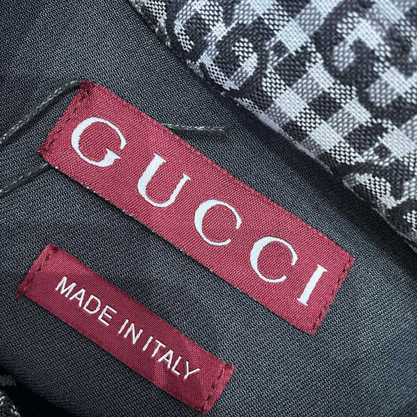 Gucci GG Gingham Cotton Wool Jacquard Shirt - FashionPlug