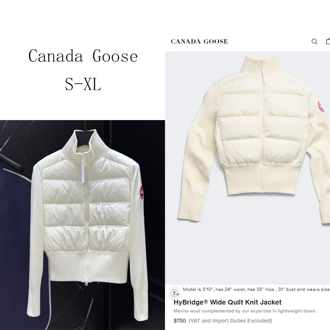 Canada Goose HyBridge® Wide Quilt Knit Jacket - FashionPlug