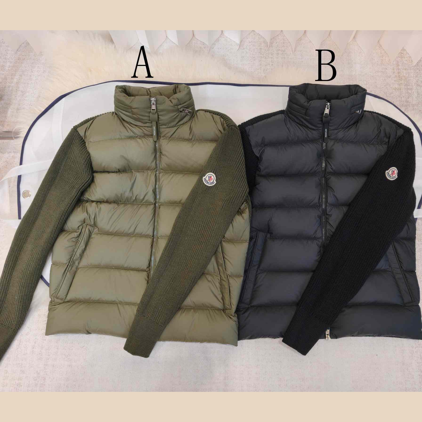 Moncler Padded Wool & Cashmere Zip-Up Cardigan - FashionPlug