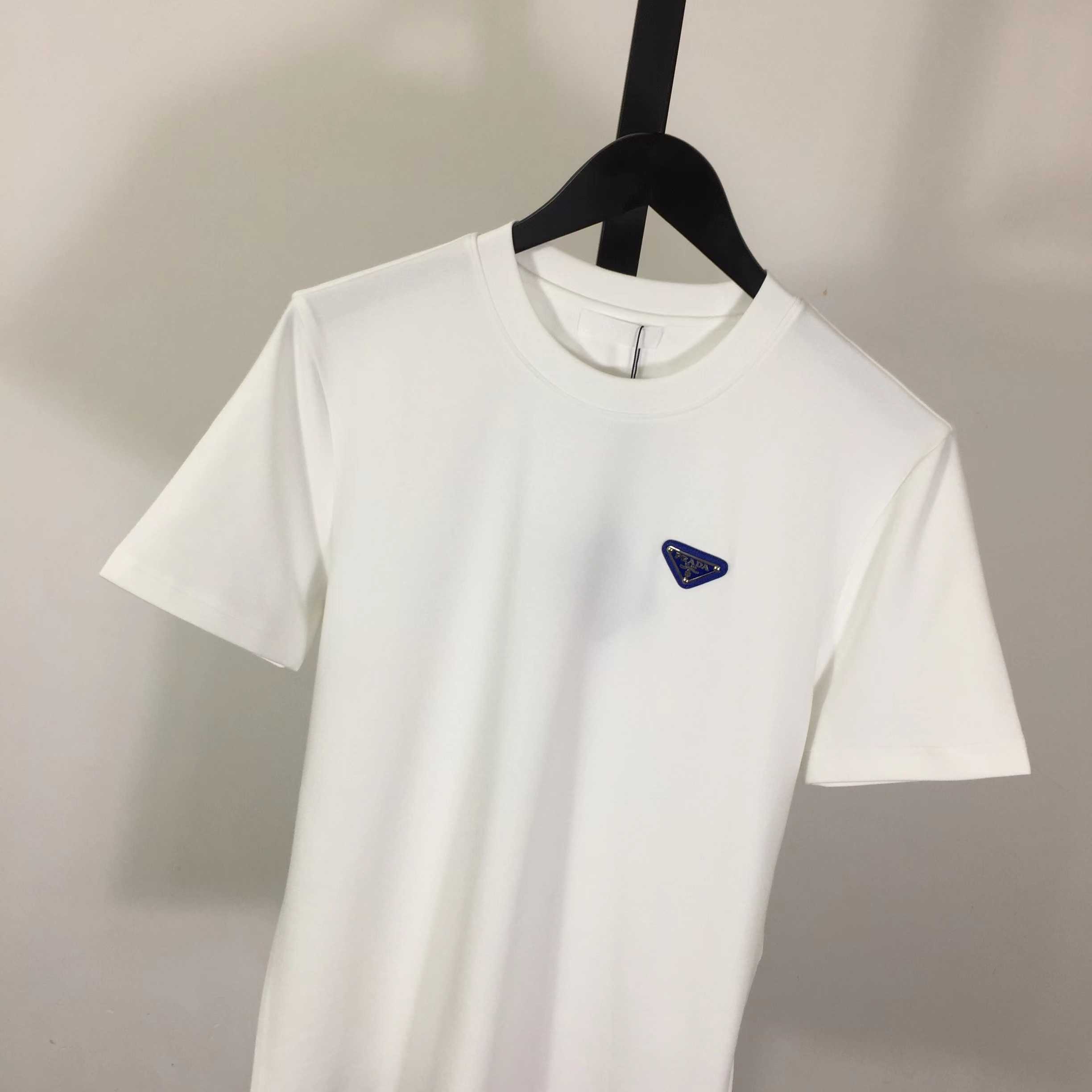 Prada Logo Cotton Tee - FashionPlug