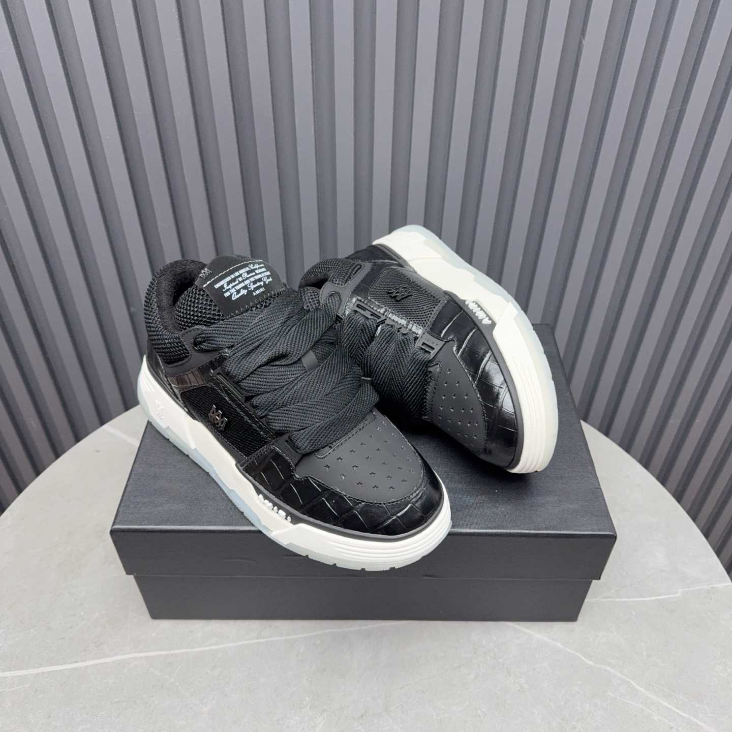 Amiri Croc Debossed Ma-1 - FashionPlug