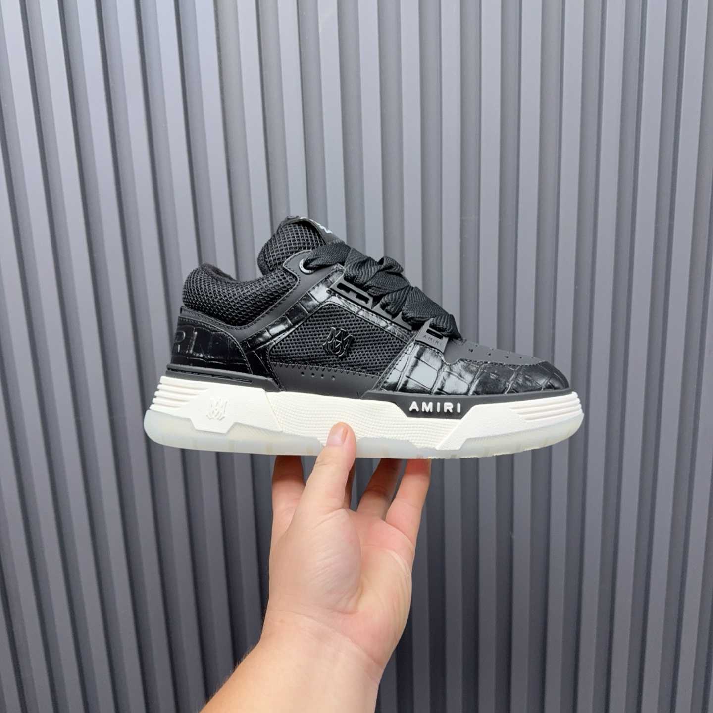 Amiri Croc Debossed Ma-1 - FashionPlug