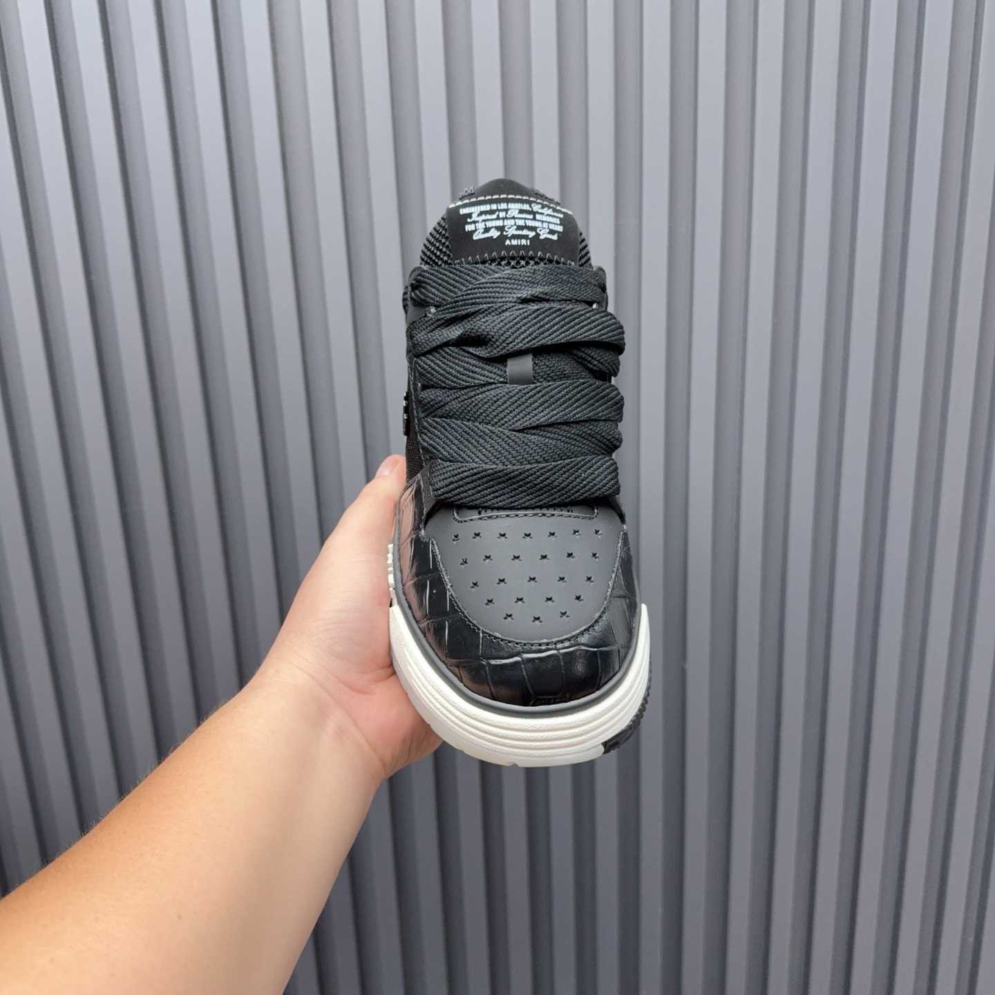 Amiri Croc Debossed Ma-1 - FashionPlug