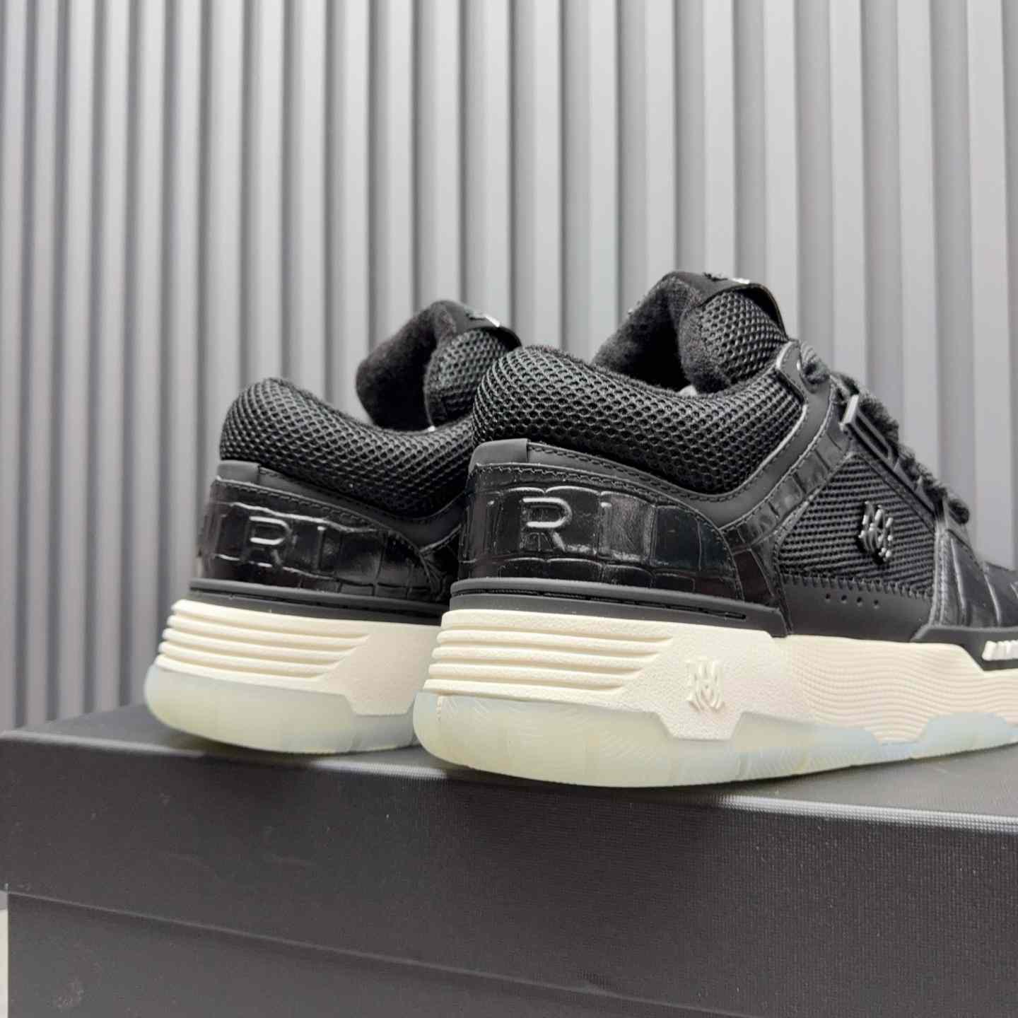 Amiri Croc Debossed Ma-1 - FashionPlug