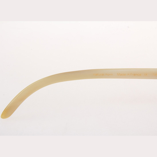 Cartier CT_3524012 White Buffalo Sunglasses In Gold Grey - FashionPlug