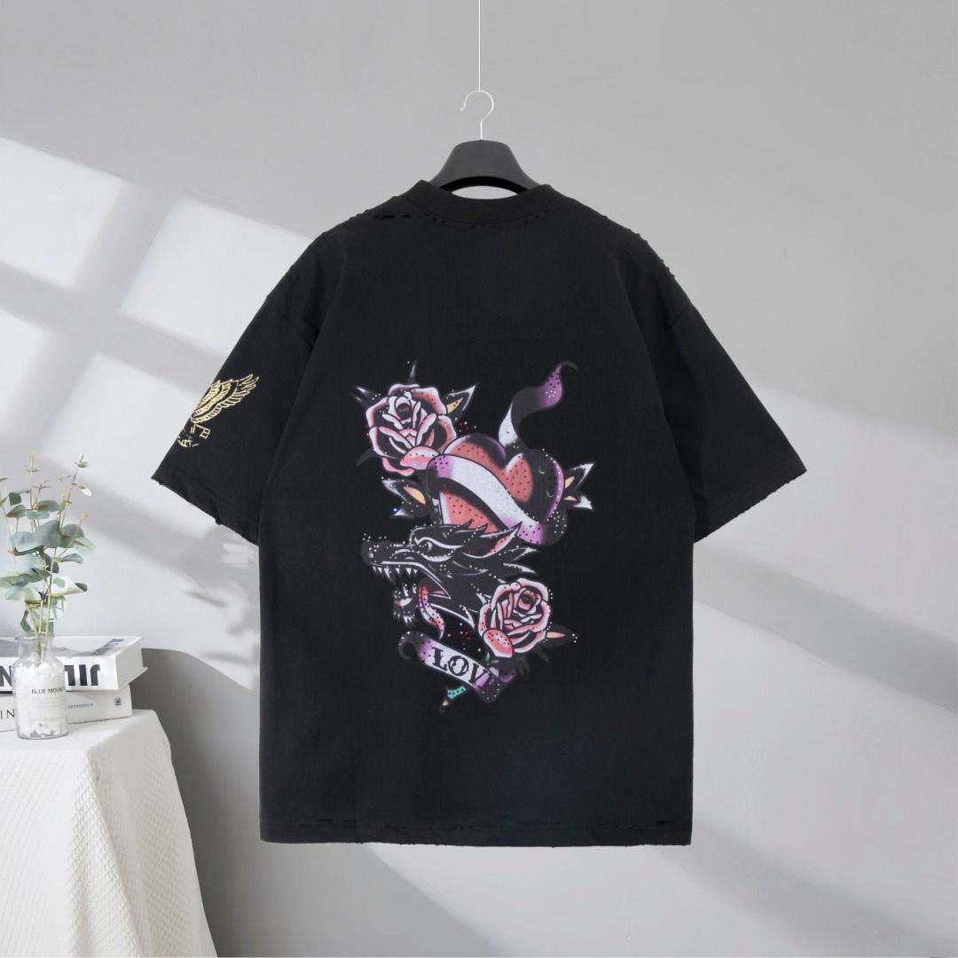 Balenciaga Printed T-shirt - FashionPlug