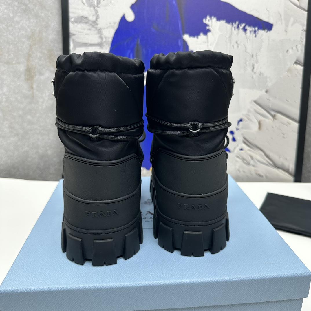 Prada Nylon Gabardine Après-ski Boots - FashionPlug