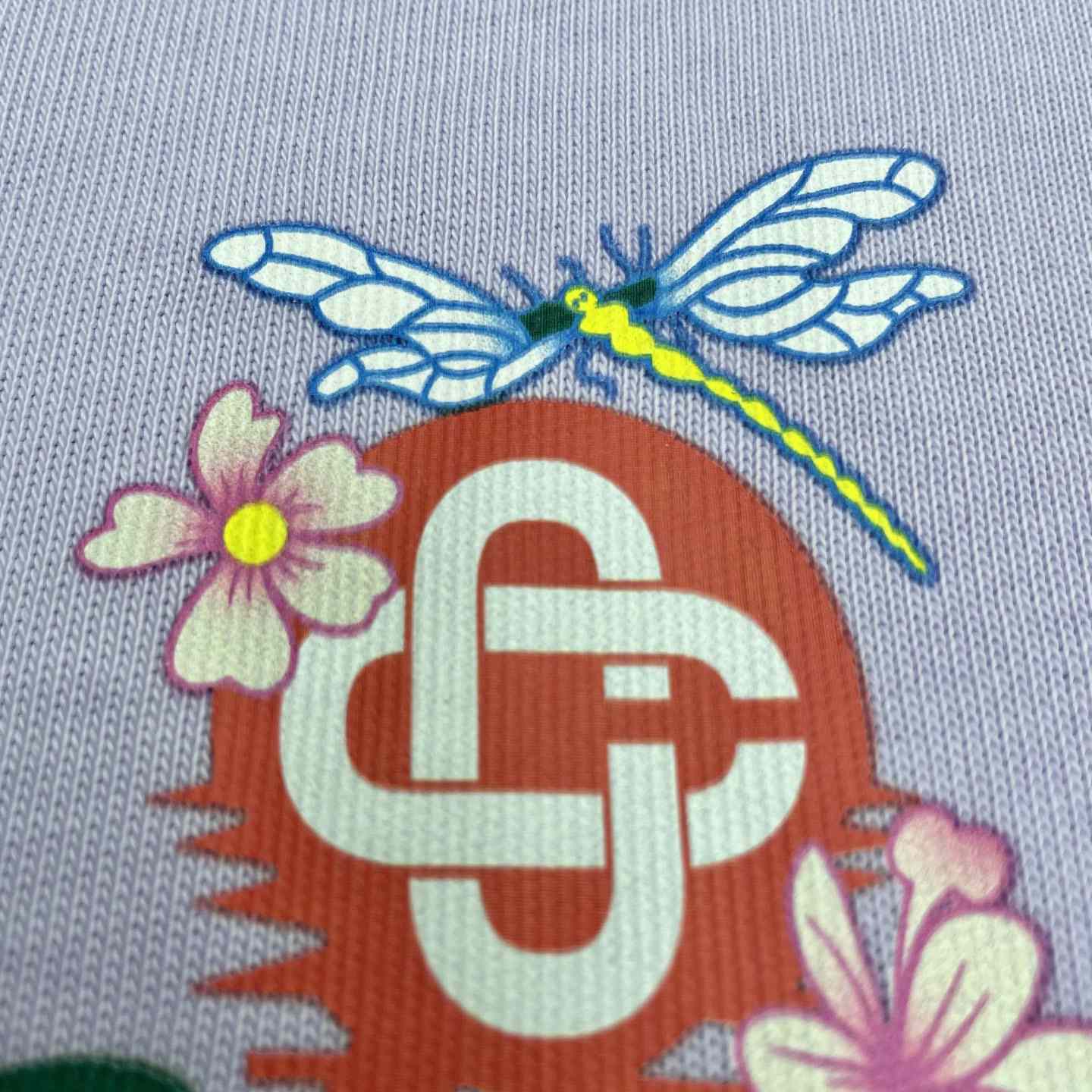 Casablanca Dragonfly Floral T-shirt   C1089 - FashionPlug