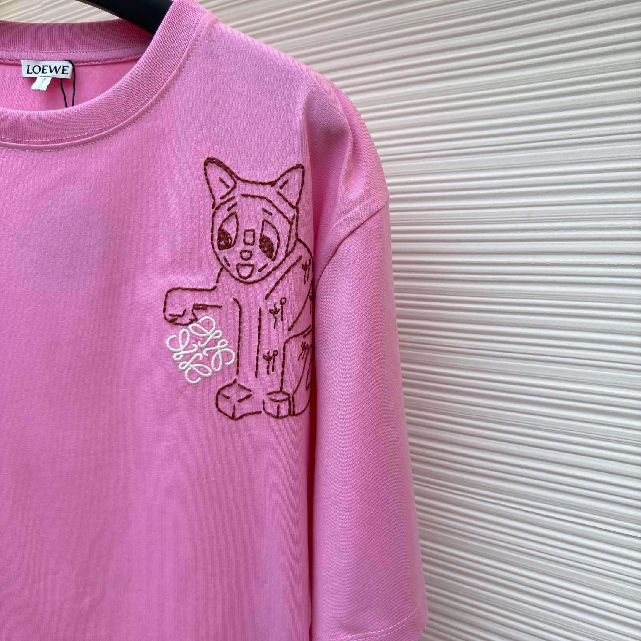 Loewe Loose fit T-shirt In Cotton - FashionPlug