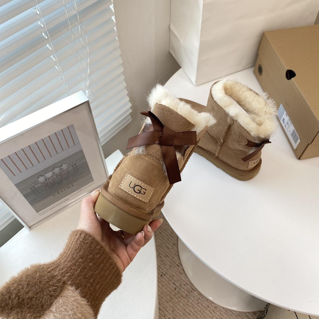 Ugg Mini Bailey Bow || Boots  - FashionPlug