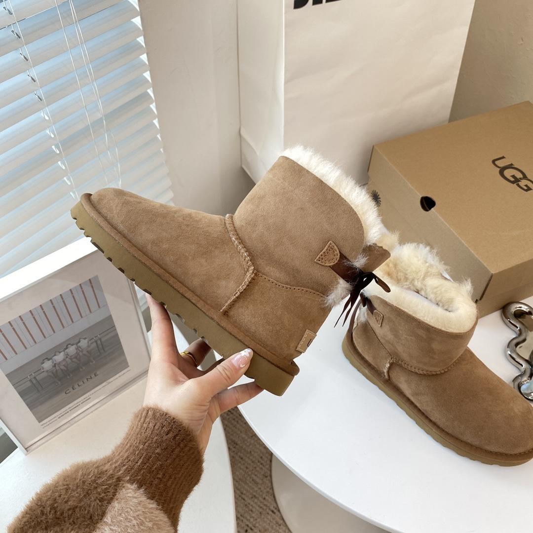Ugg Mini Bailey Bow || Boots  - FashionPlug
