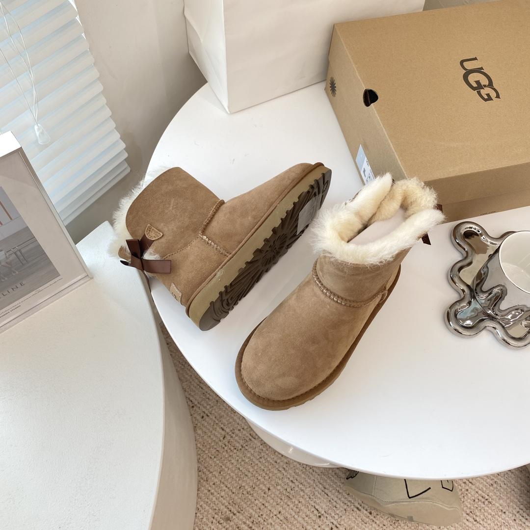Ugg Mini Bailey Bow || Boots  - FashionPlug