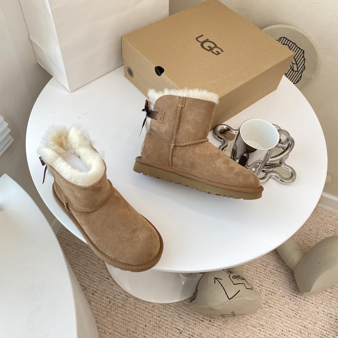 Ugg Mini Bailey Bow || Boots  - FashionPlug