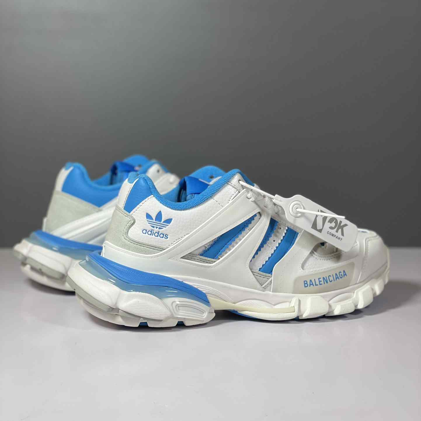Balenciaga Track Forum x adidas White Blue - FashionPlug