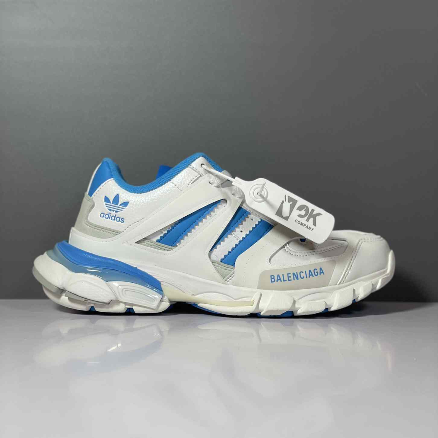 Balenciaga Track Forum x adidas White Blue - FashionPlug