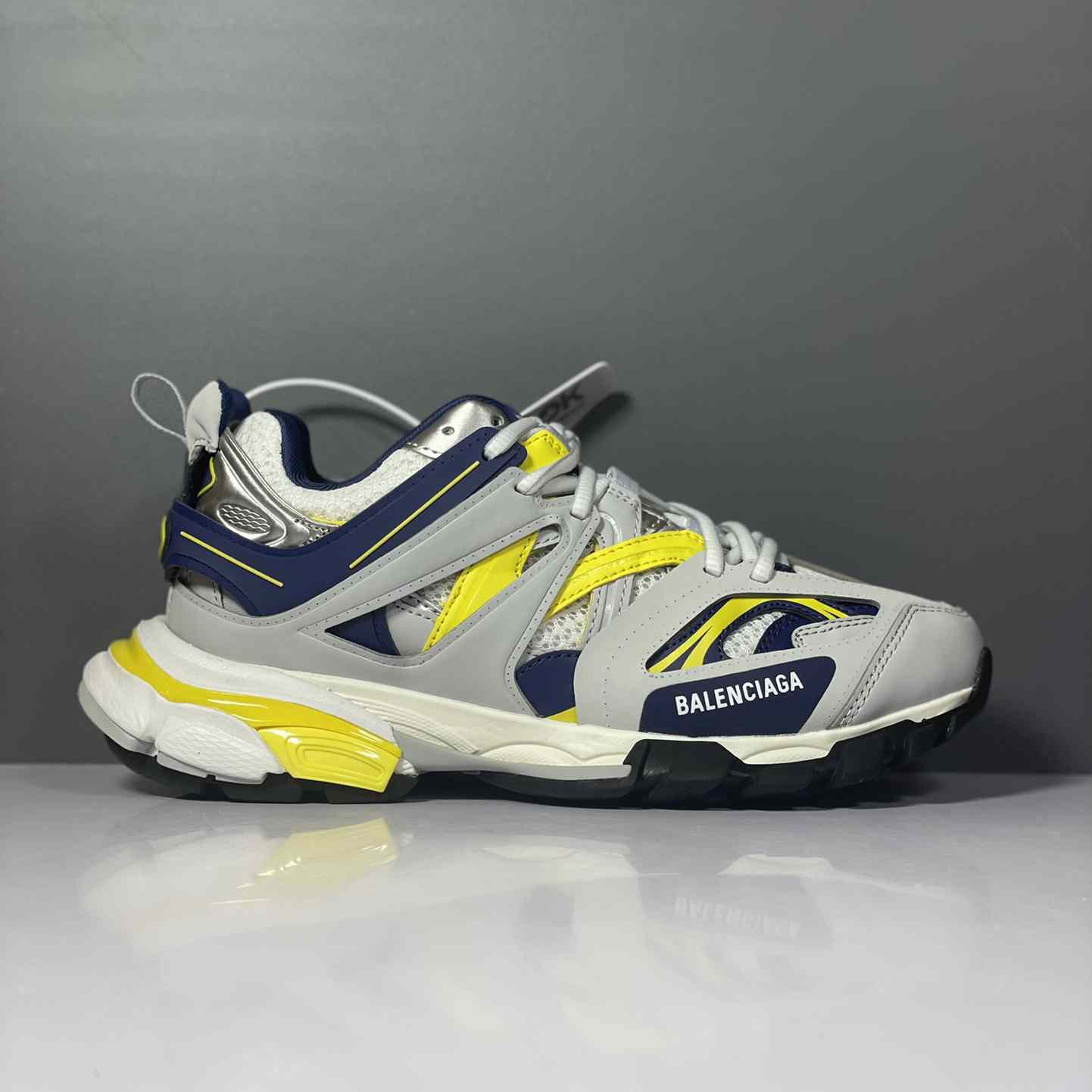 Balenciaga Track Sneaker 'White Dark Blue Yellow' - FashionPlug