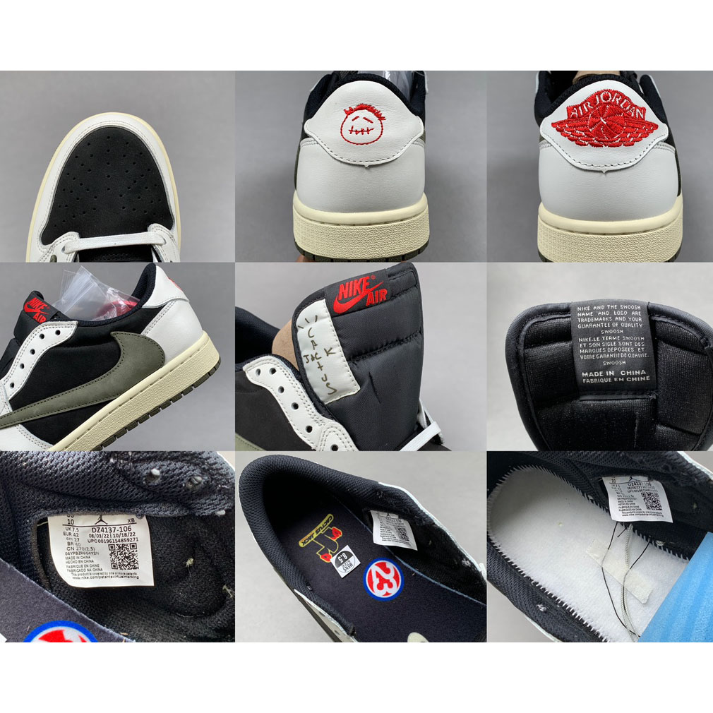 Air Jordan AJ1 Low Sneaker   DZ4137-106 - FashionPlug