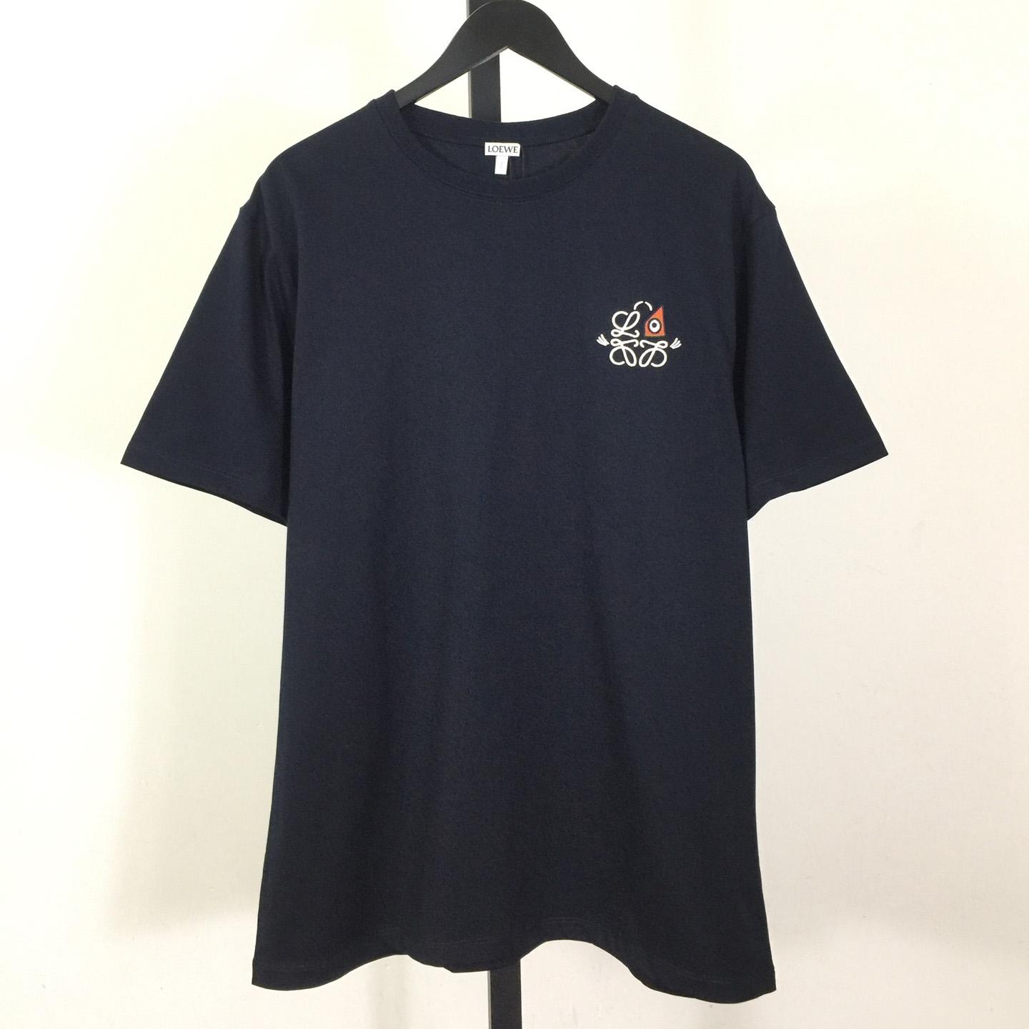 Loewe Loose Fit T-shirt In Cotton - FashionPlug