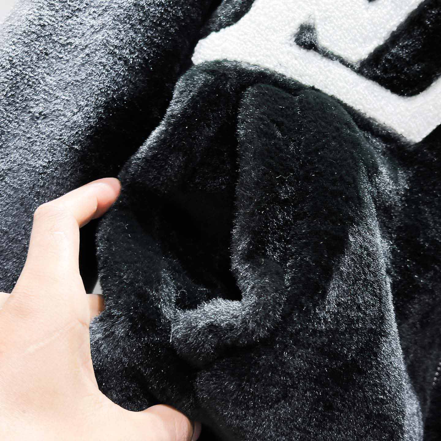 Louis Vuitton Mink Bomber  - FashionPlug