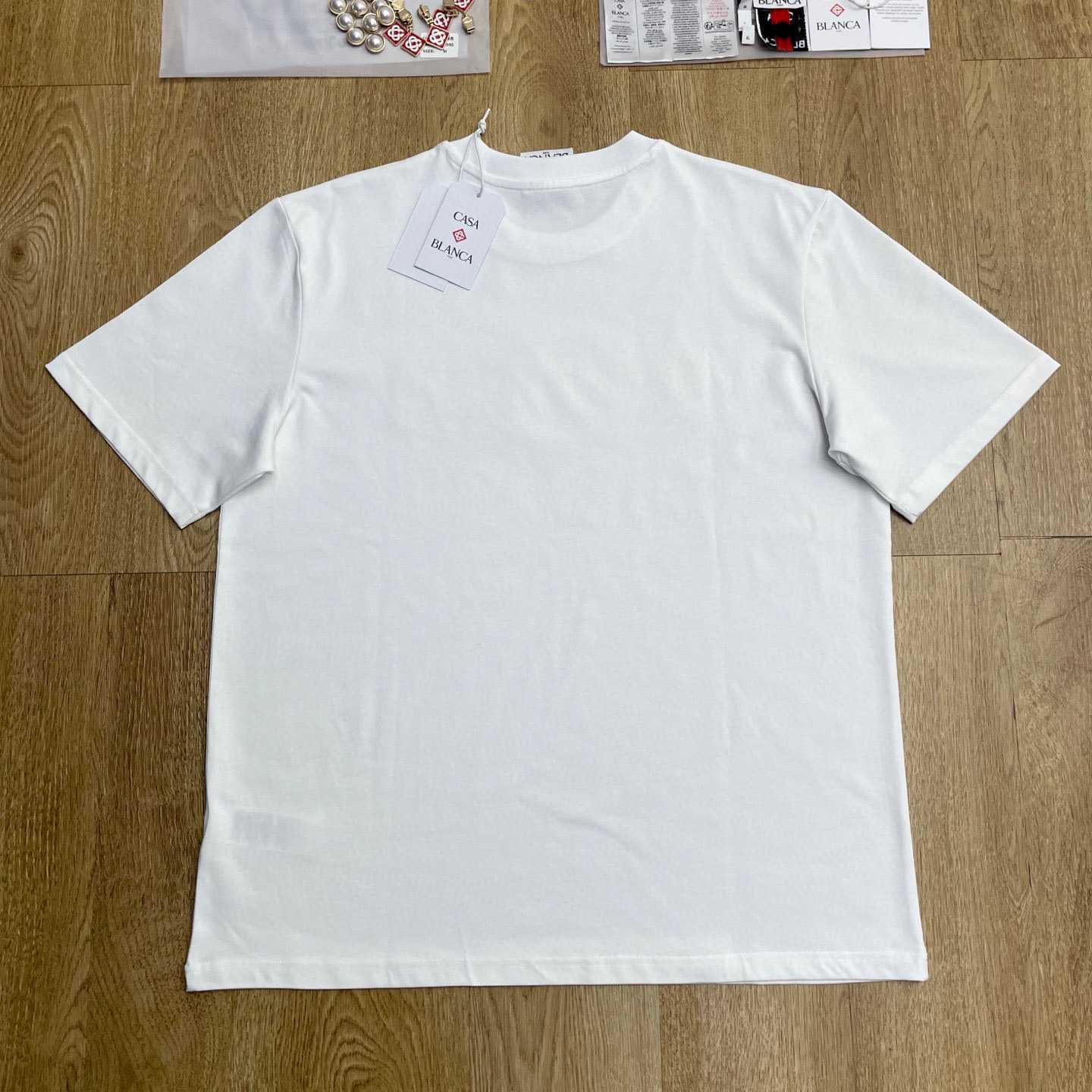 Casablanca Graphic-print Cotton T-shirt    C1100 - FashionPlug