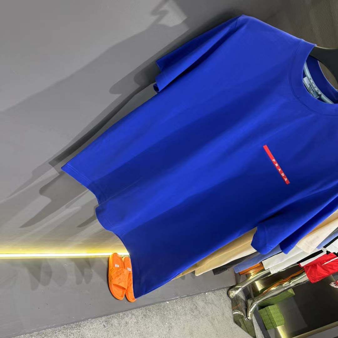 Prada Logo Cotton Tee - FashionPlug