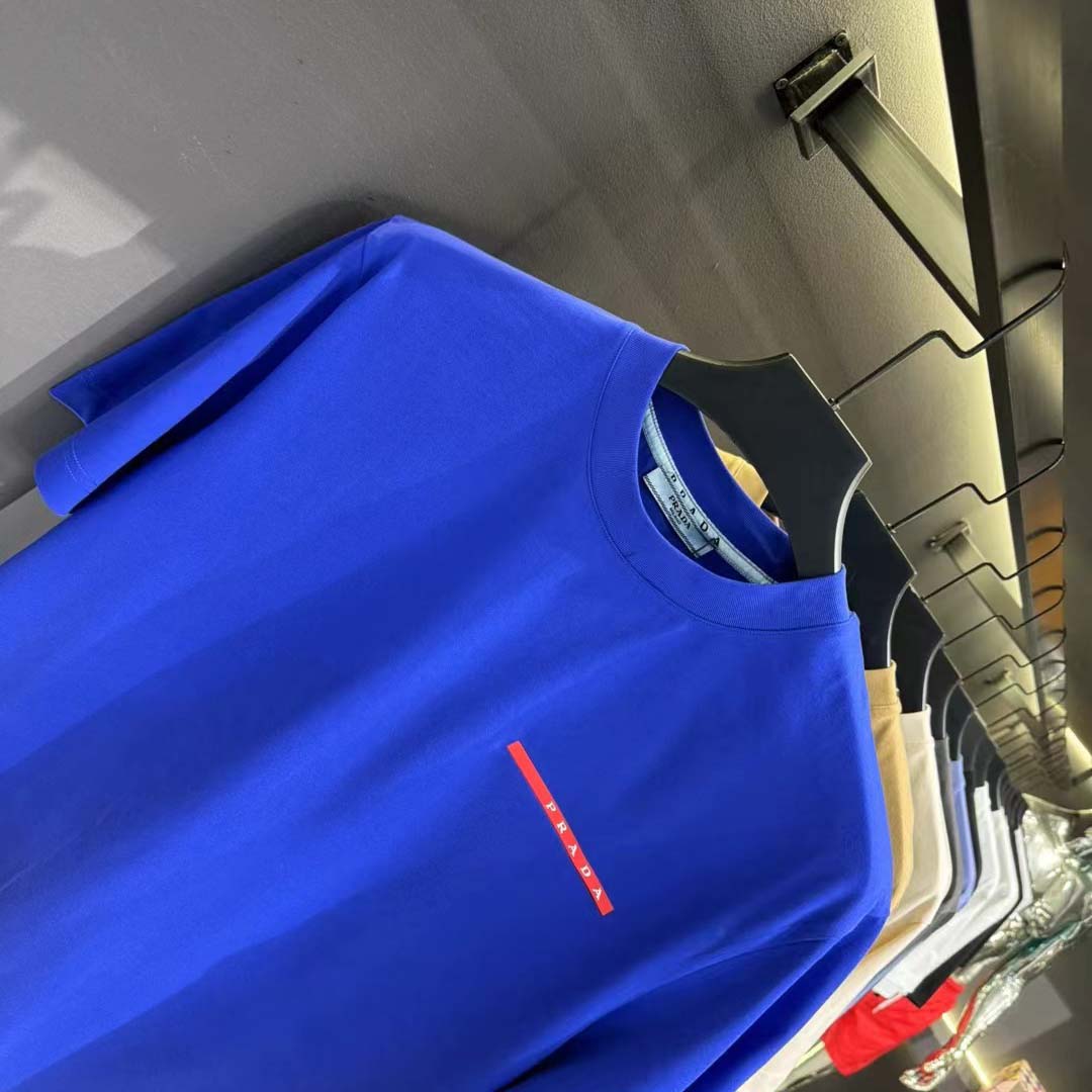 Prada Logo Cotton Tee - FashionPlug