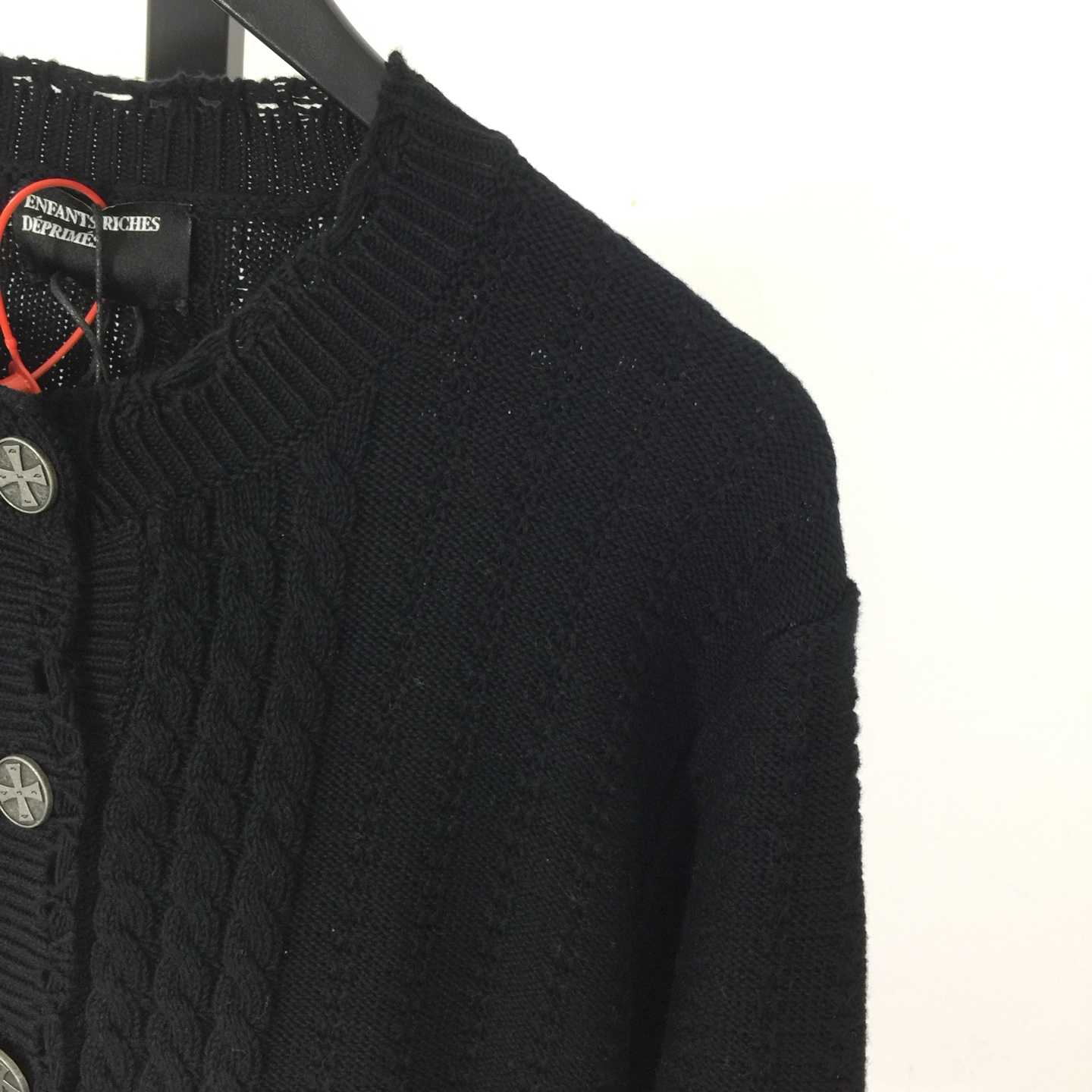 Enfants Riches Déprimés Cable-knit Buttoned Cardigan - FashionPlug