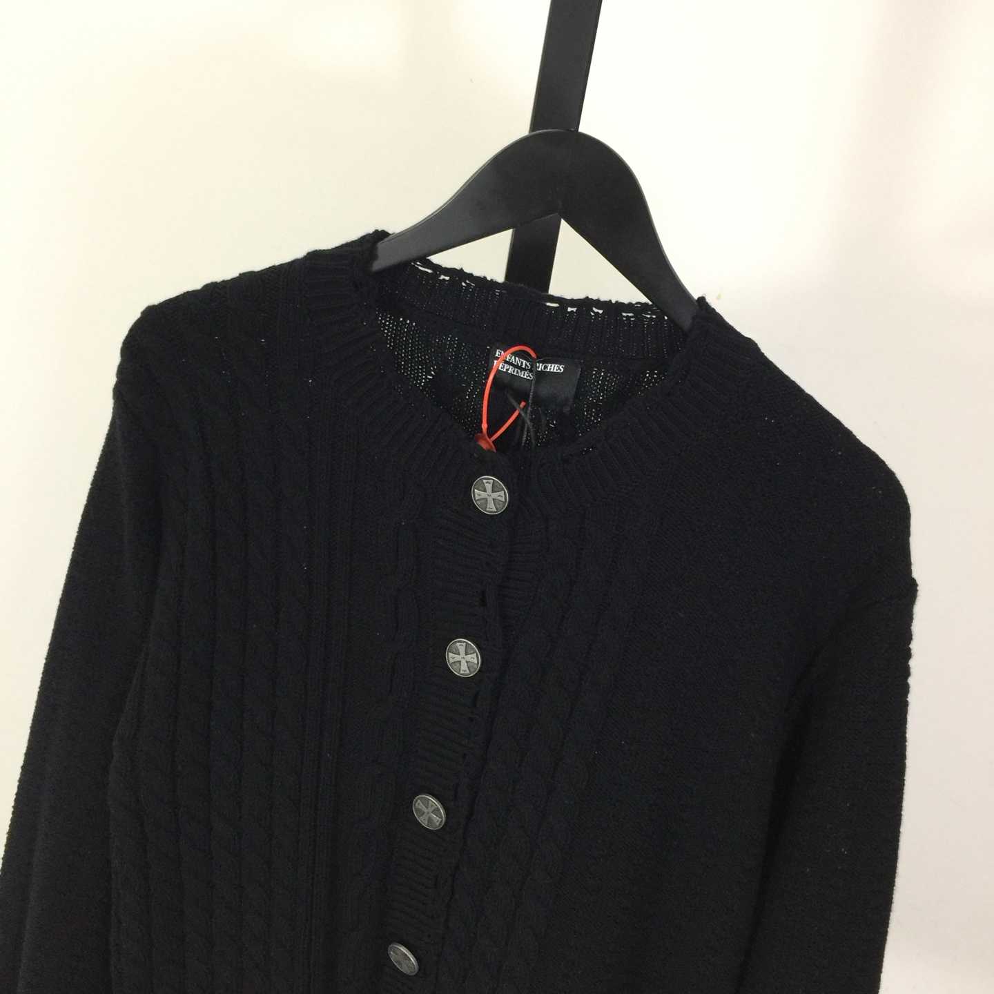 Enfants Riches Déprimés Cable-knit Buttoned Cardigan - FashionPlug
