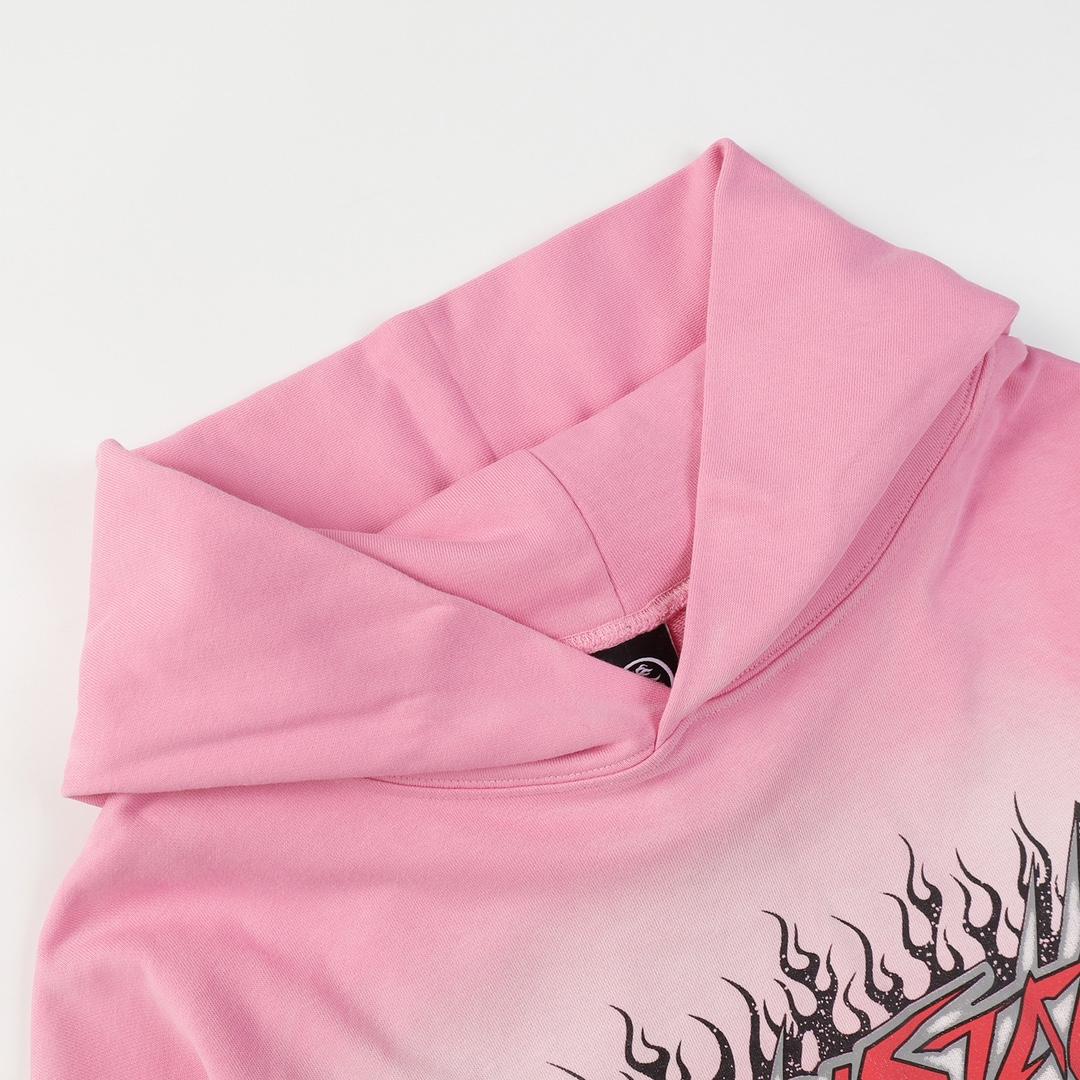 Hellstar Brainwashed Without Brain Hoodie 'Pink' - FashionPlug