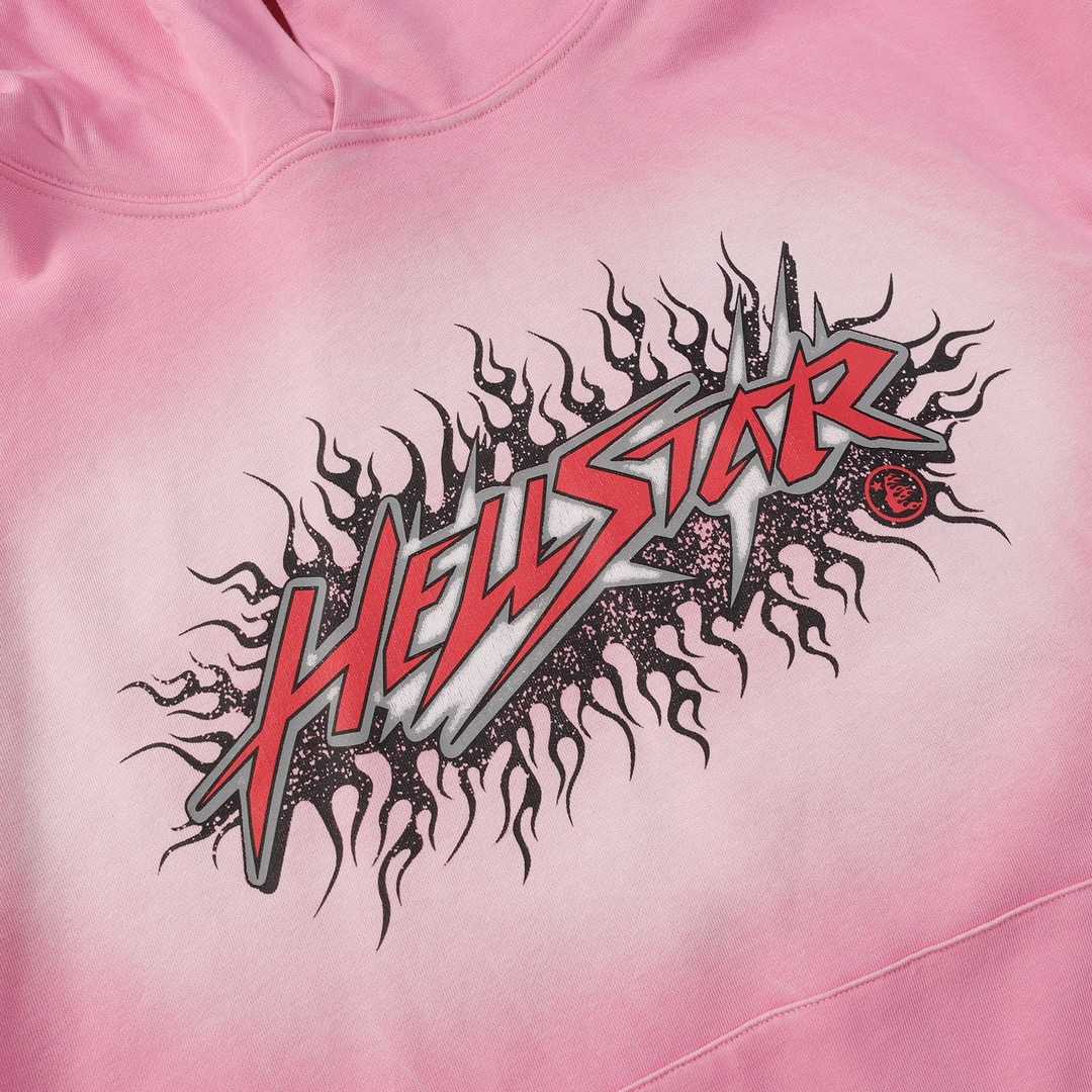 Hellstar Brainwashed Without Brain Hoodie 'Pink' - FashionPlug
