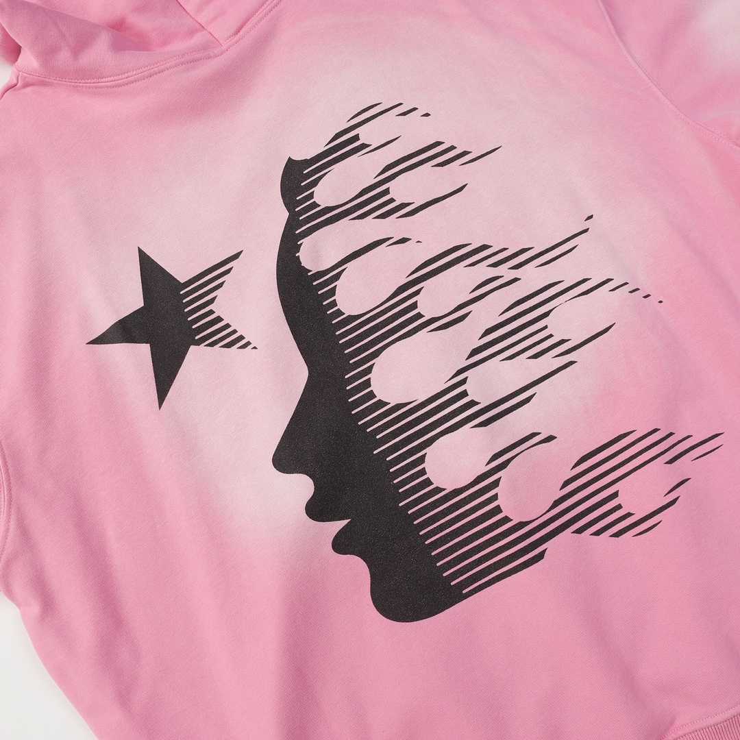 Hellstar Brainwashed Without Brain Hoodie 'Pink' - FashionPlug