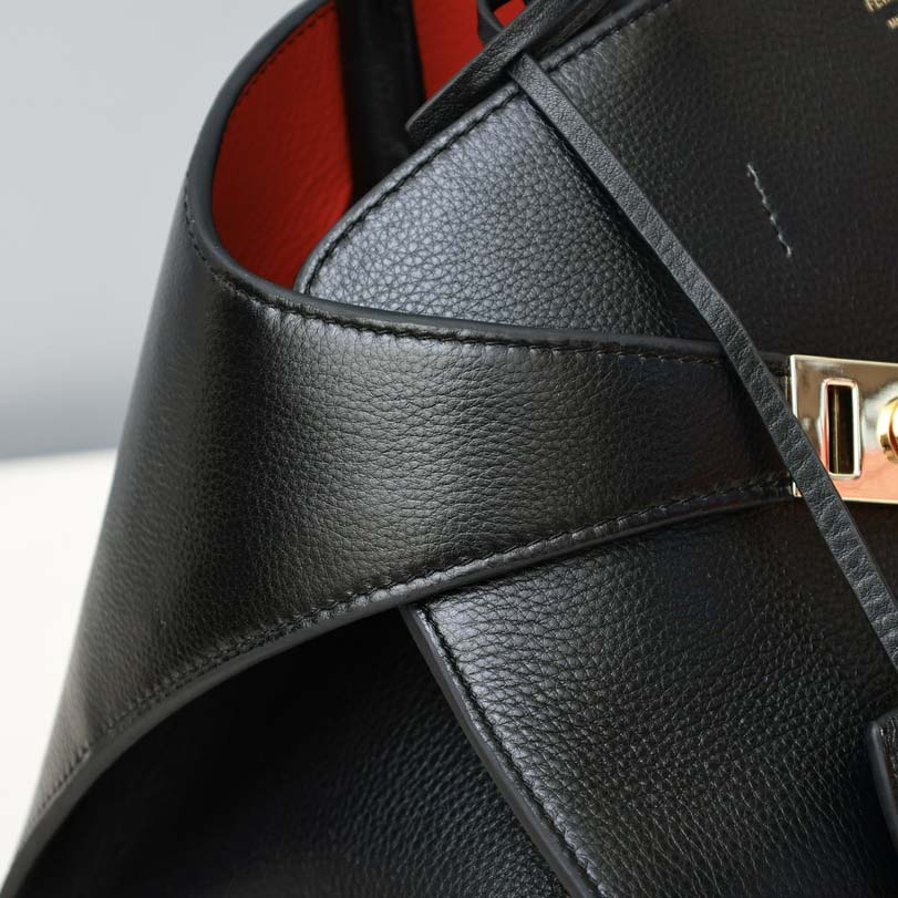 Ferragamo Hug Bicolor Handbag - FashionPlug