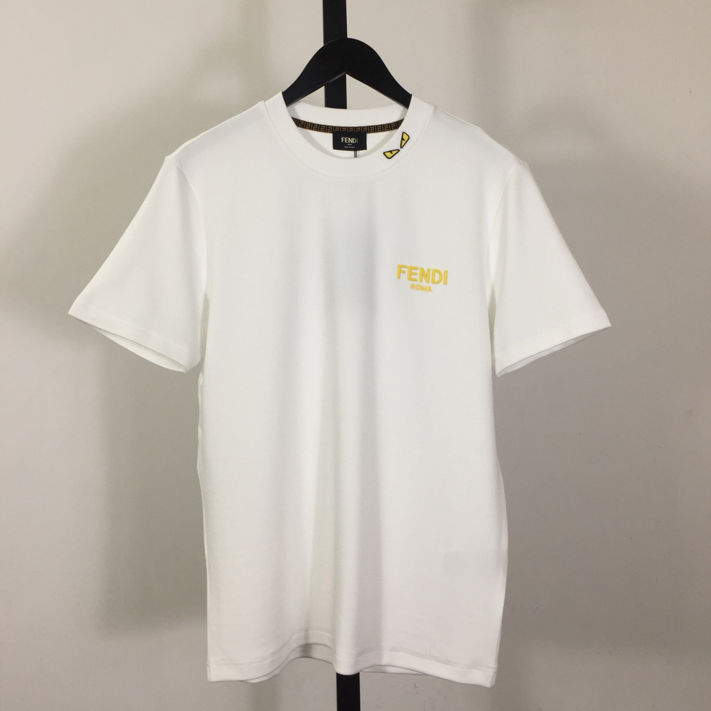 Fendi Cotton Jersey T-shirt  - FashionPlug