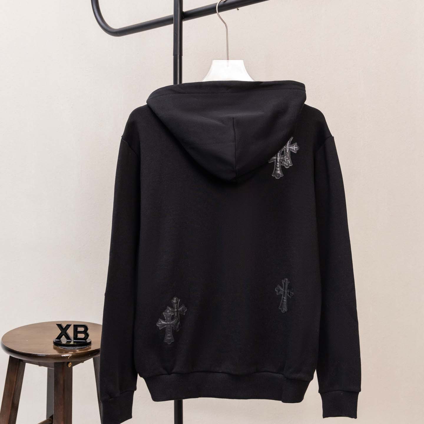 Chrome Hearts Zip Up Hoodie  - FashionPlug