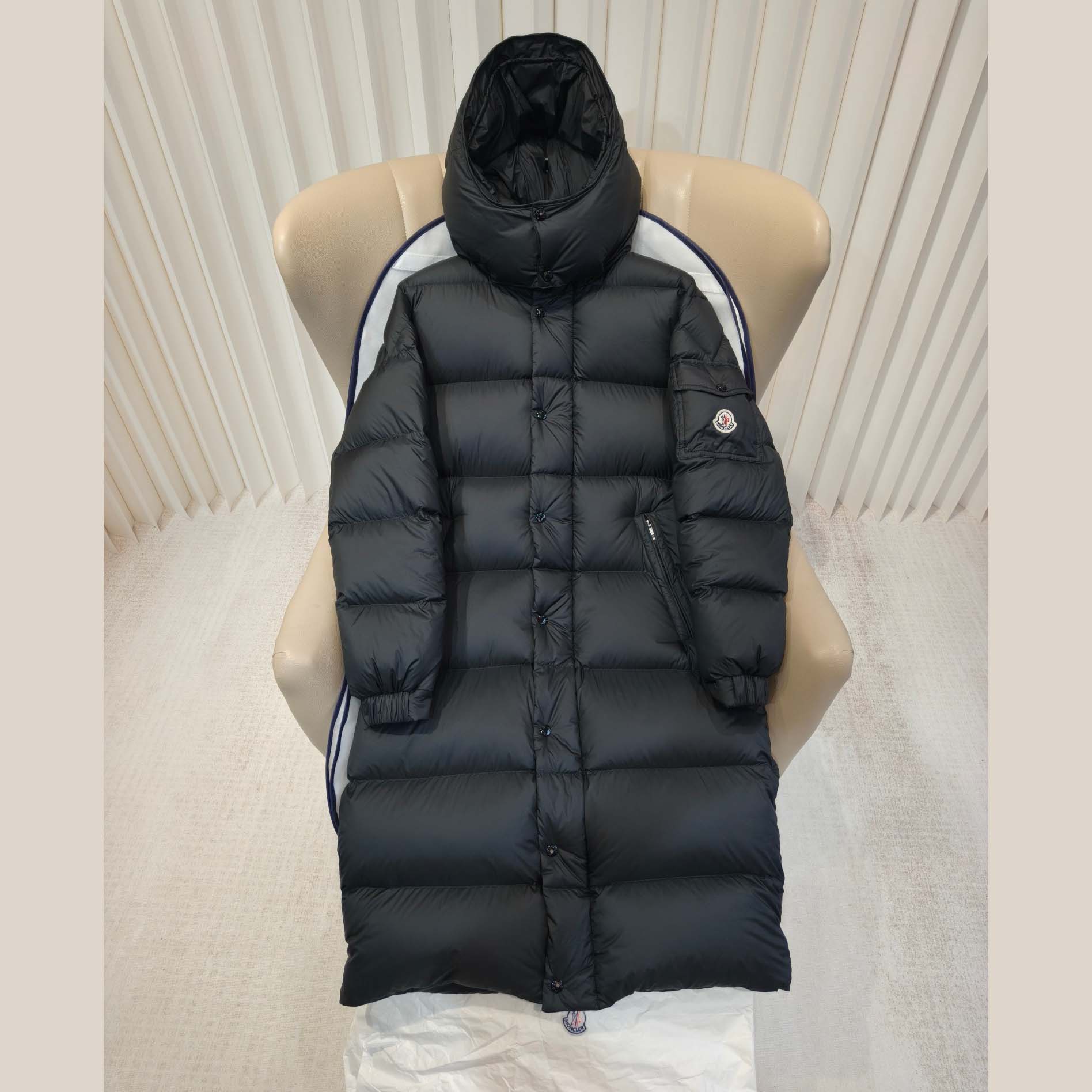 Moncler Hanoverian Hooded Long Down Jacket  - FashionPlug