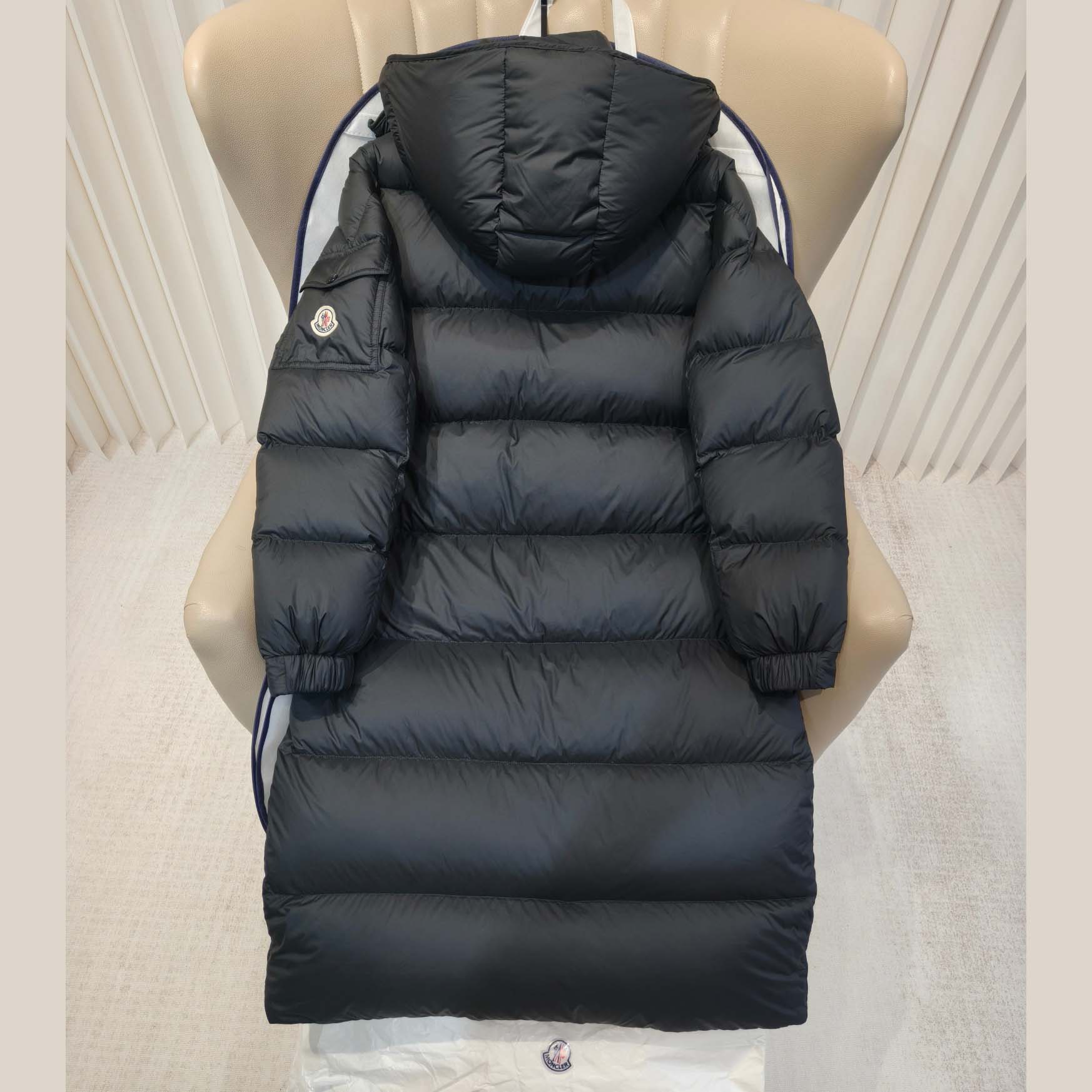 Moncler Hanoverian Hooded Long Down Jacket  - FashionPlug
