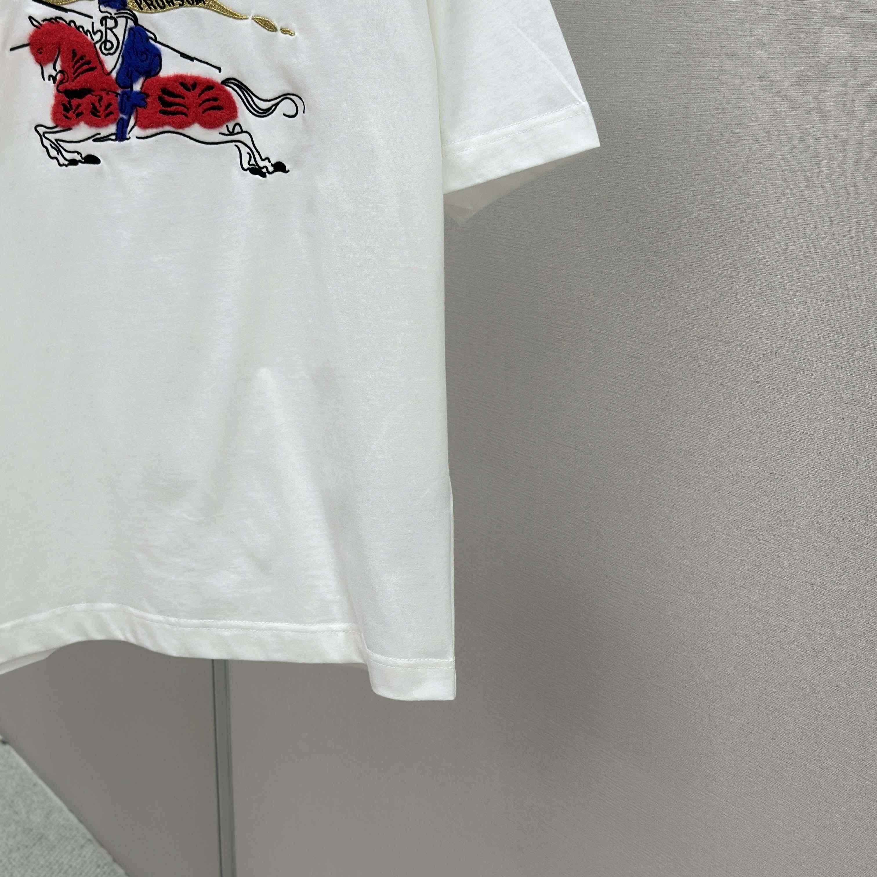 Burberry EKD Cotton T-shirt - FashionPlug