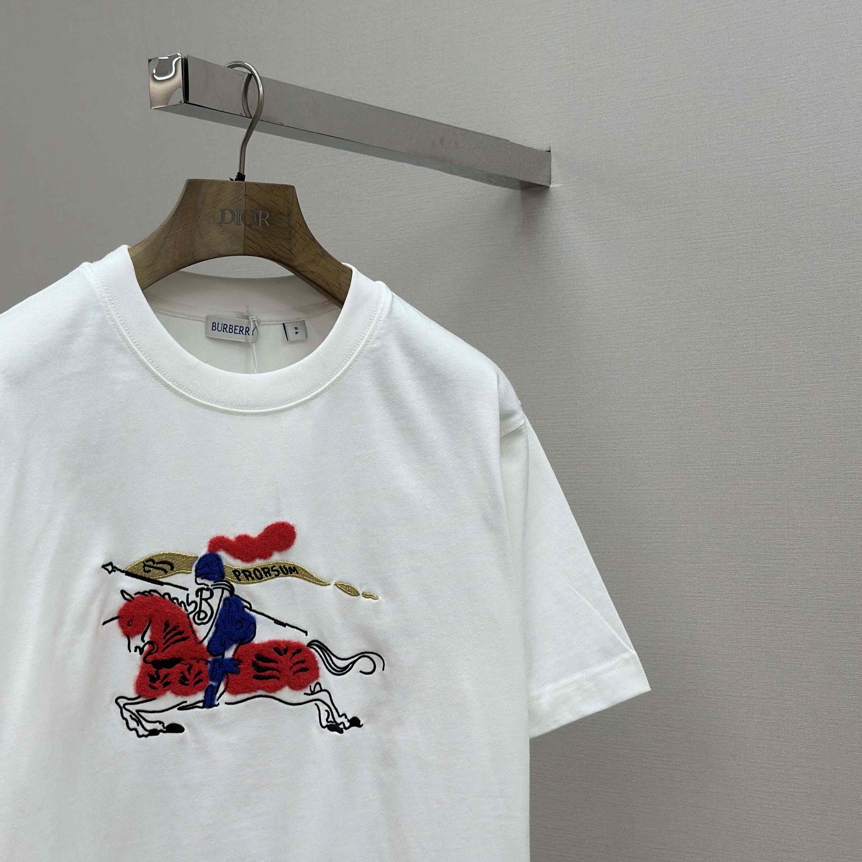 Burberry EKD Cotton T-shirt - FashionPlug