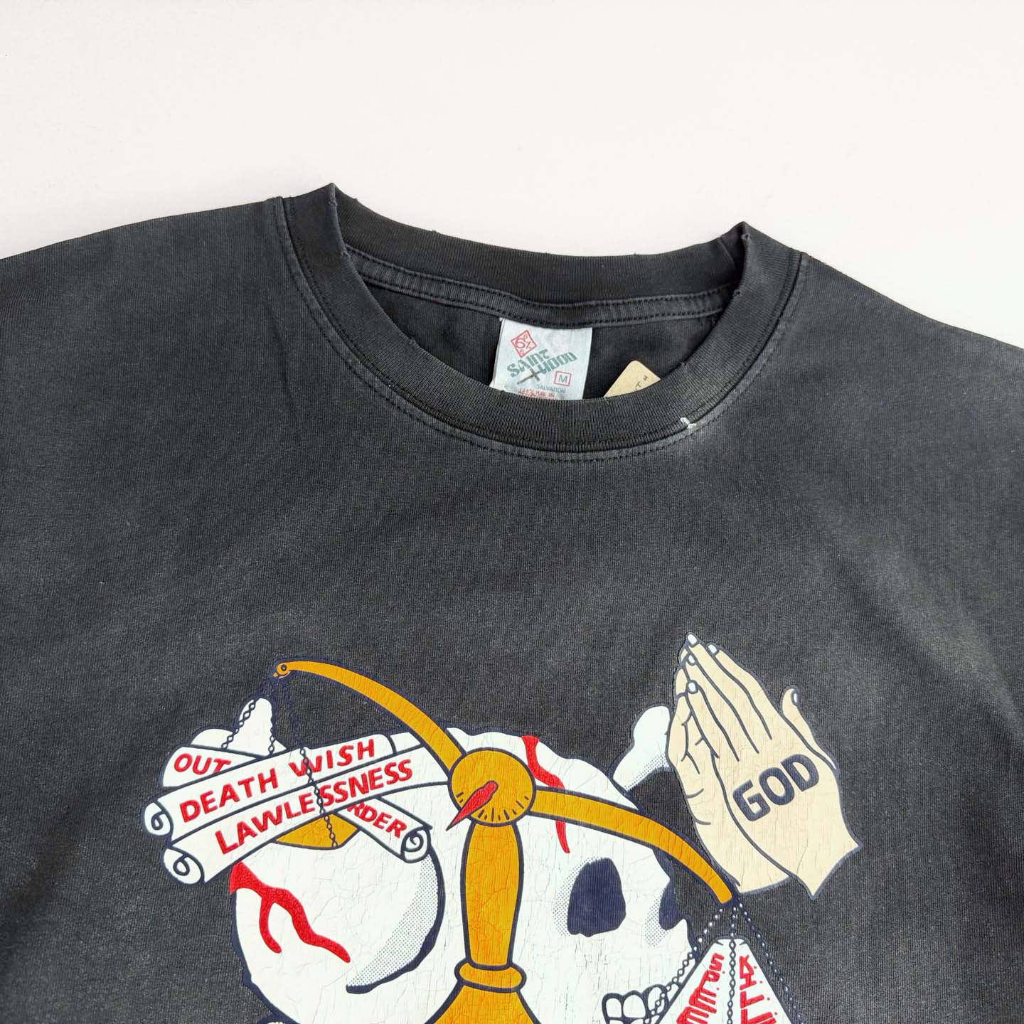 Saint Michael Graphic-print T-shirt - FashionPlug