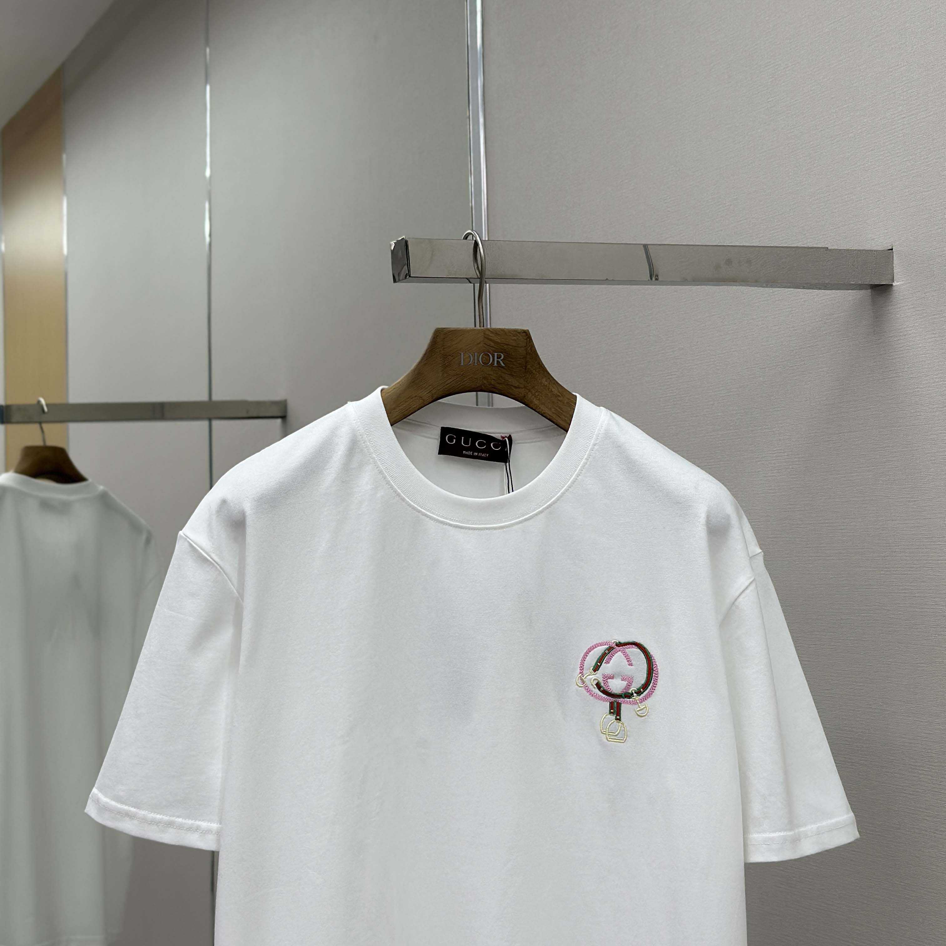 Gucci Cotton Jersey T-shirt With Embroidery - FashionPlug