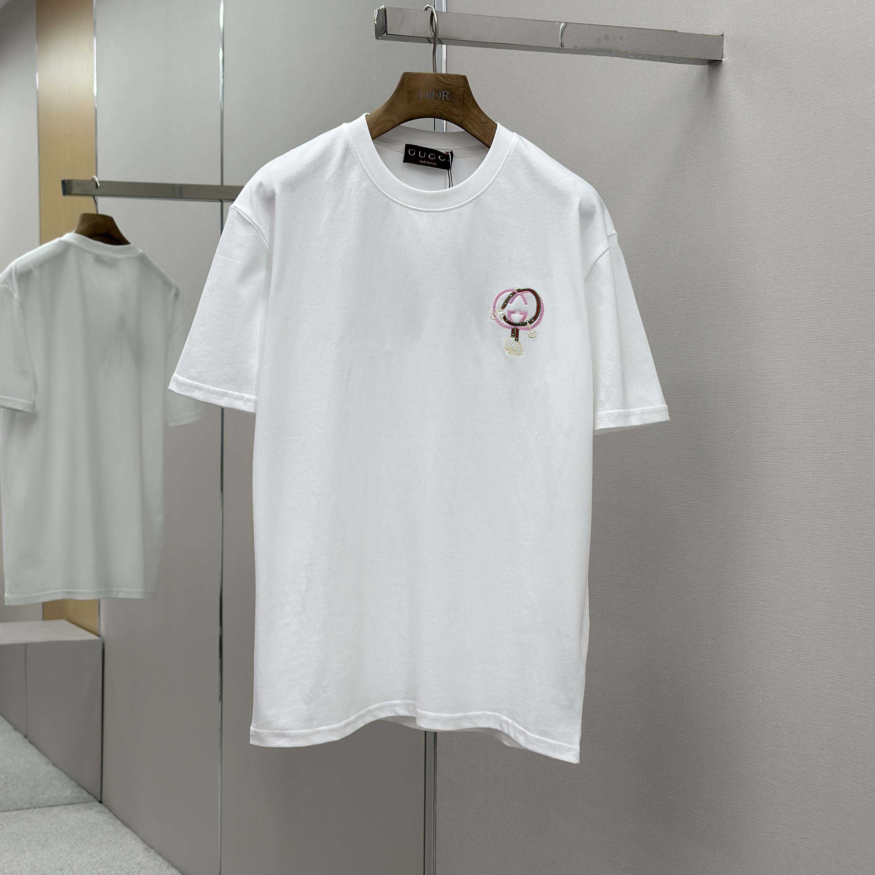 Gucci Cotton Jersey T-shirt With Embroidery - FashionPlug