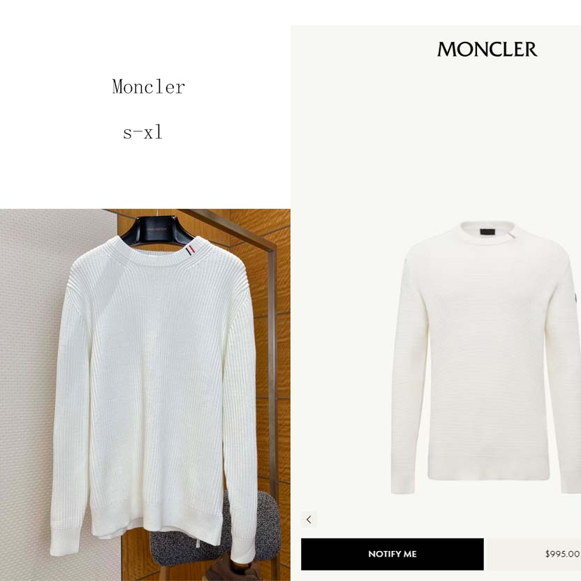 Moncler Cotton Sweater - FashionPlug